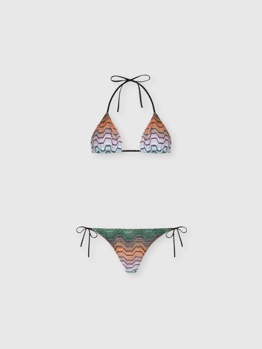 TRIANGLE BIKINI LAME BLEND