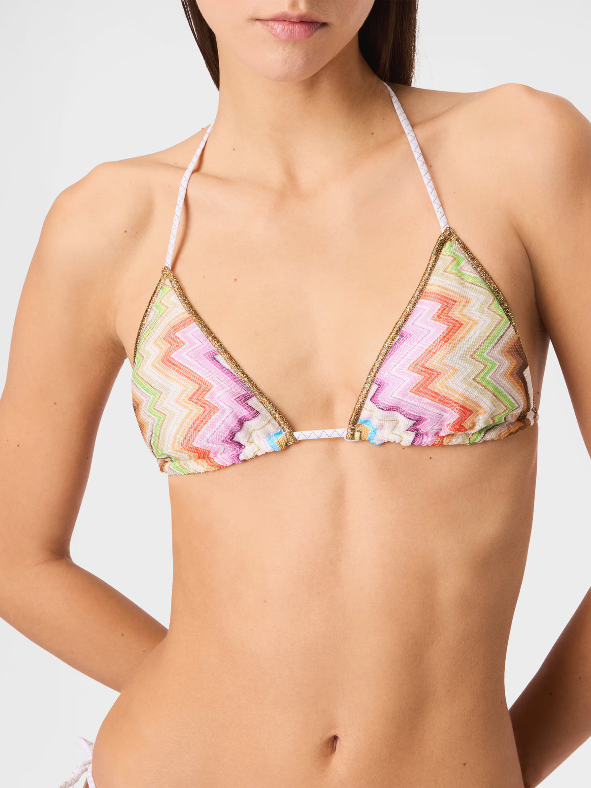 TRIANGLE BIKINI ZIG ZAG PRINT