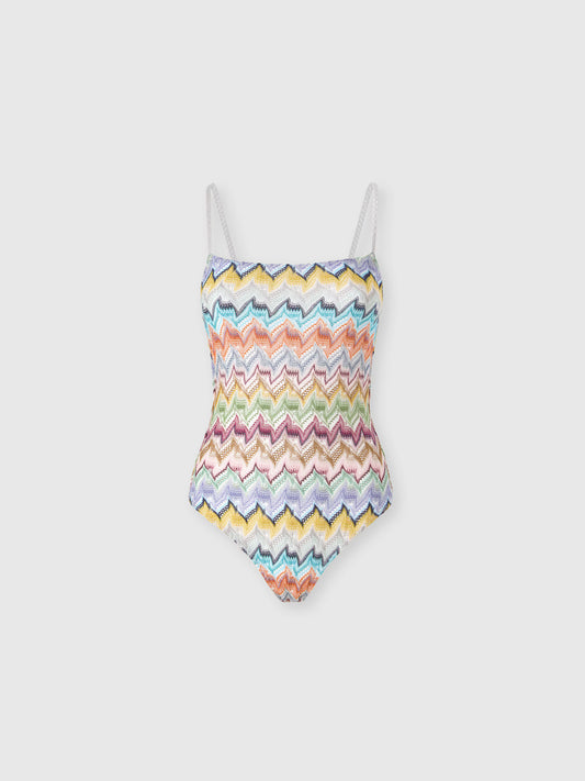 VISCOSE LAMÉ ONE-PIECE SWIMSUIT