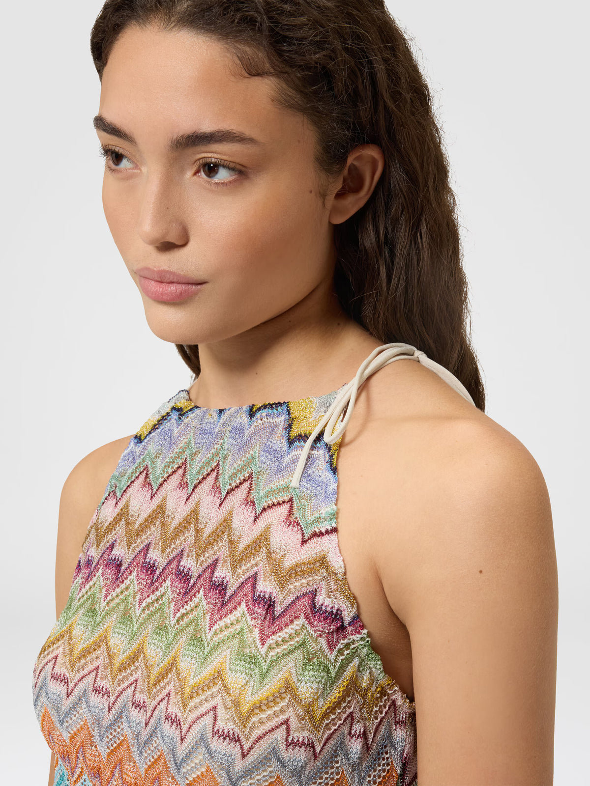 LAMÉ TOP W STRAPS
