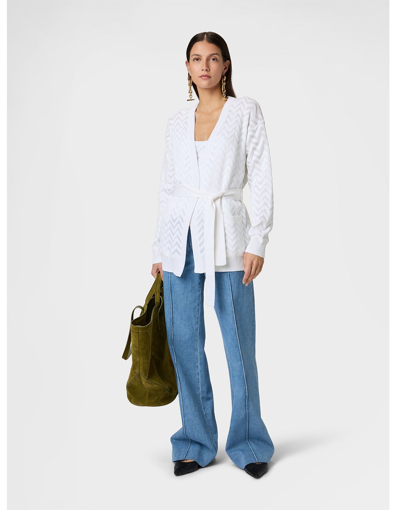 COTTON BLEND CARDIGAN