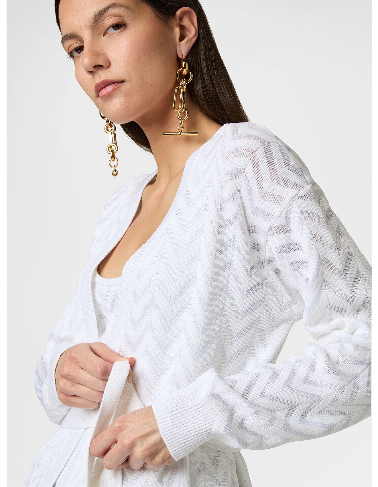 COTTON BLEND CARDIGAN
