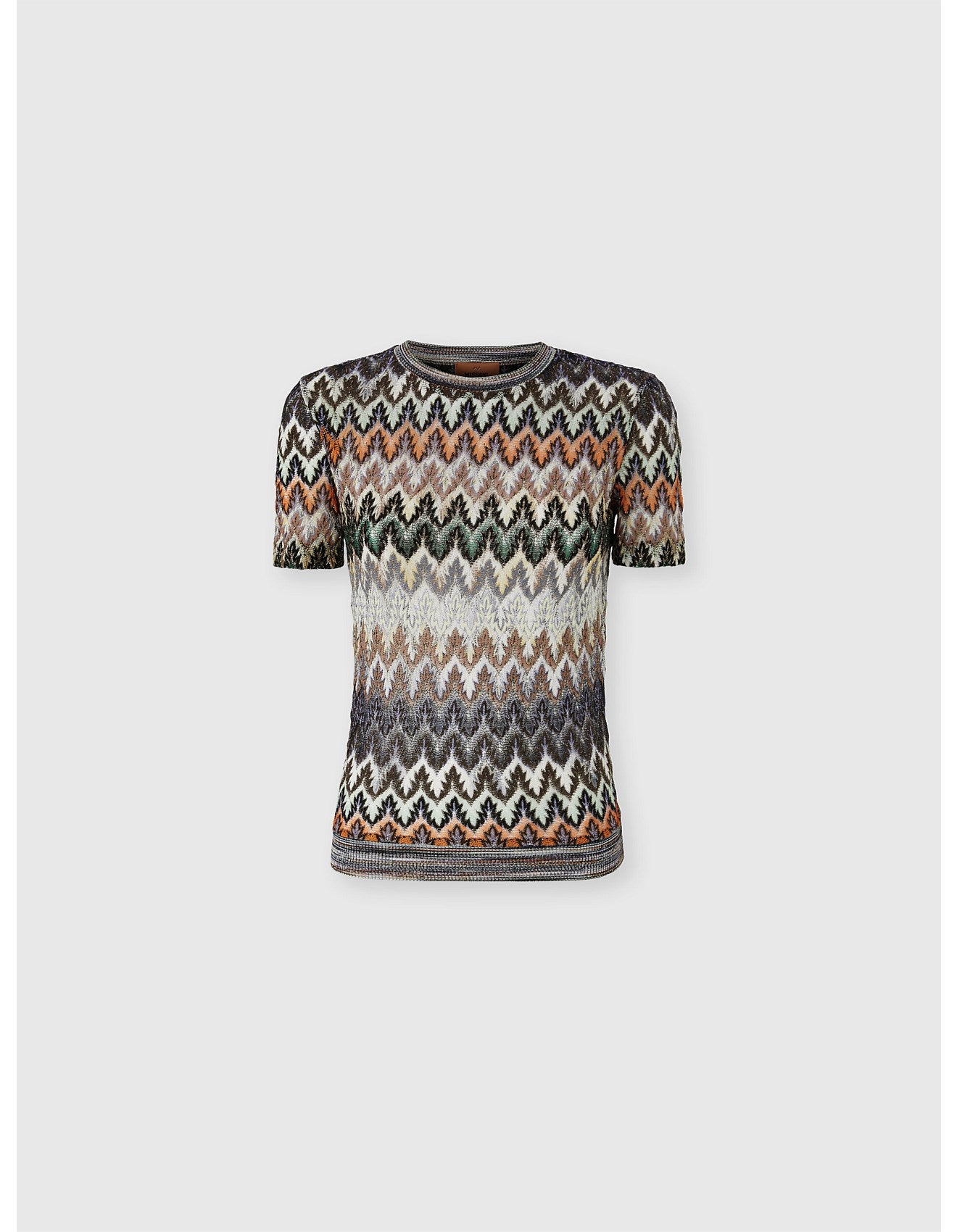 Missoni knitted sweater with zig zag pattern 