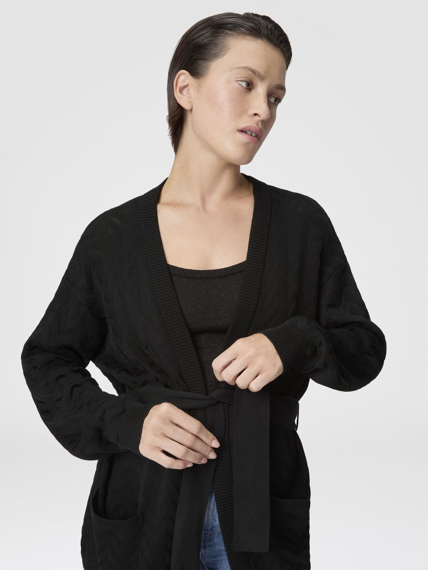 COTTON BLEND CARDIGAN