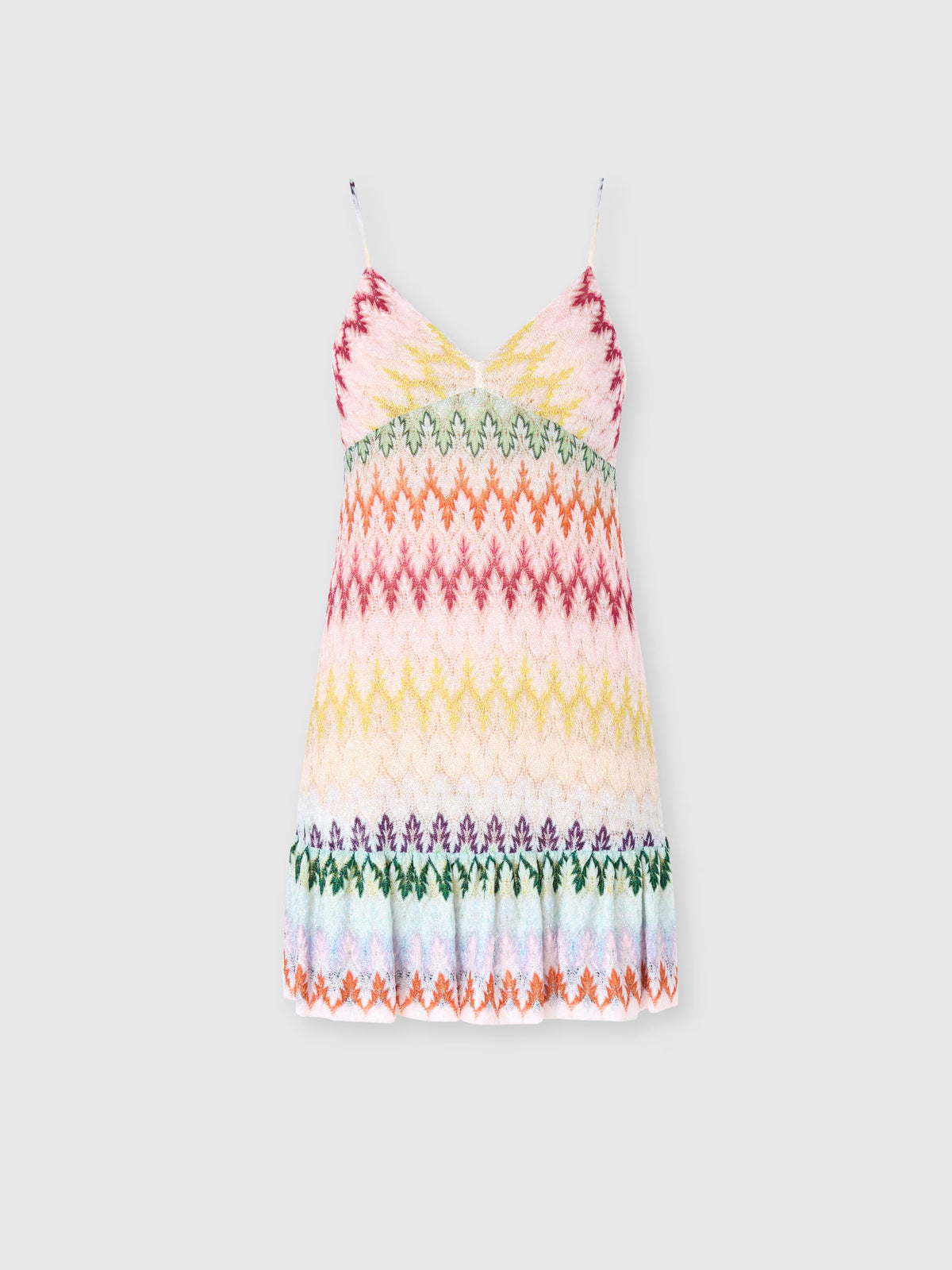 MINI DRESS WITH ZIGZAG LACE