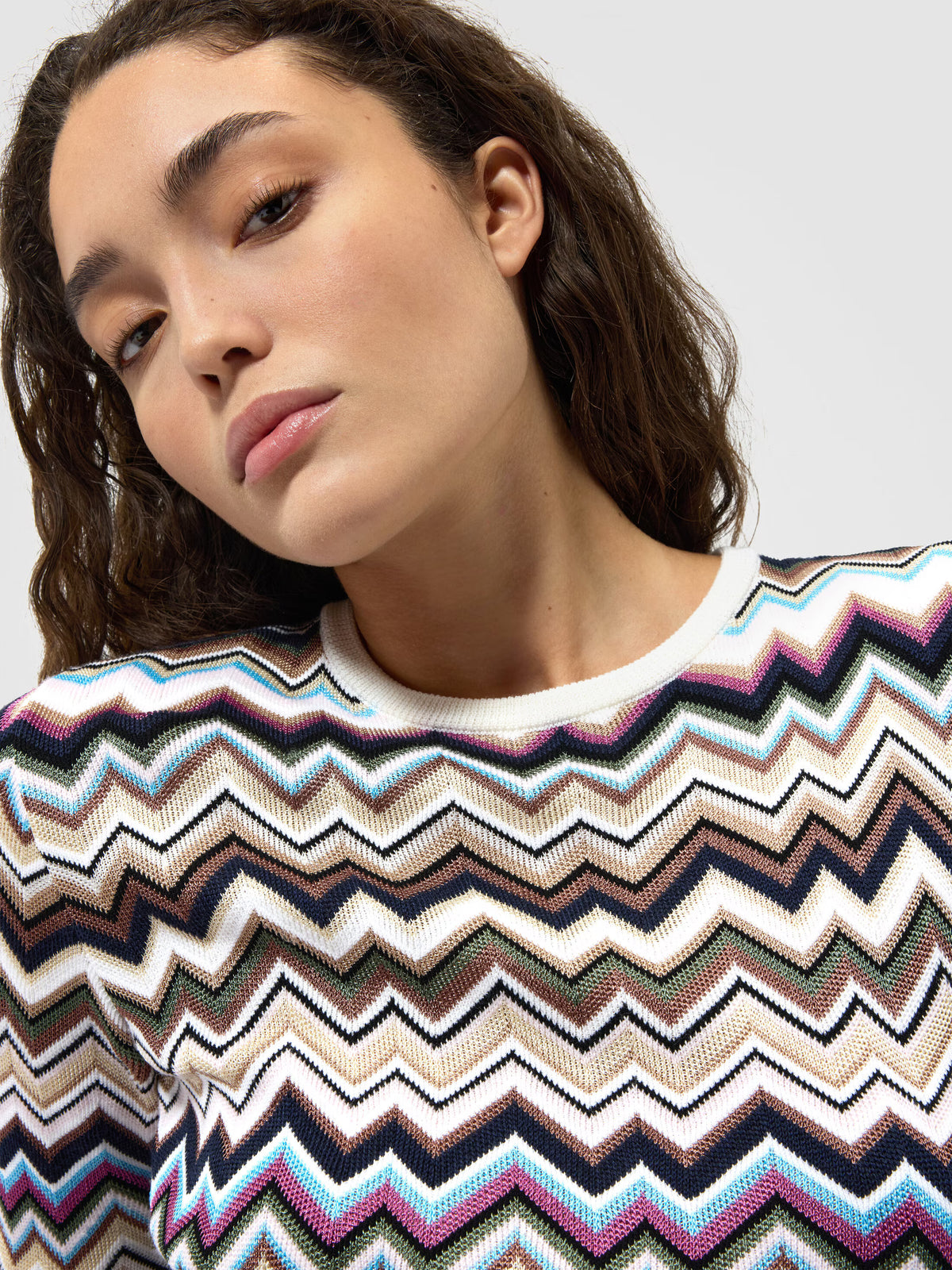 CHEVRON KIT MIDI DRESS