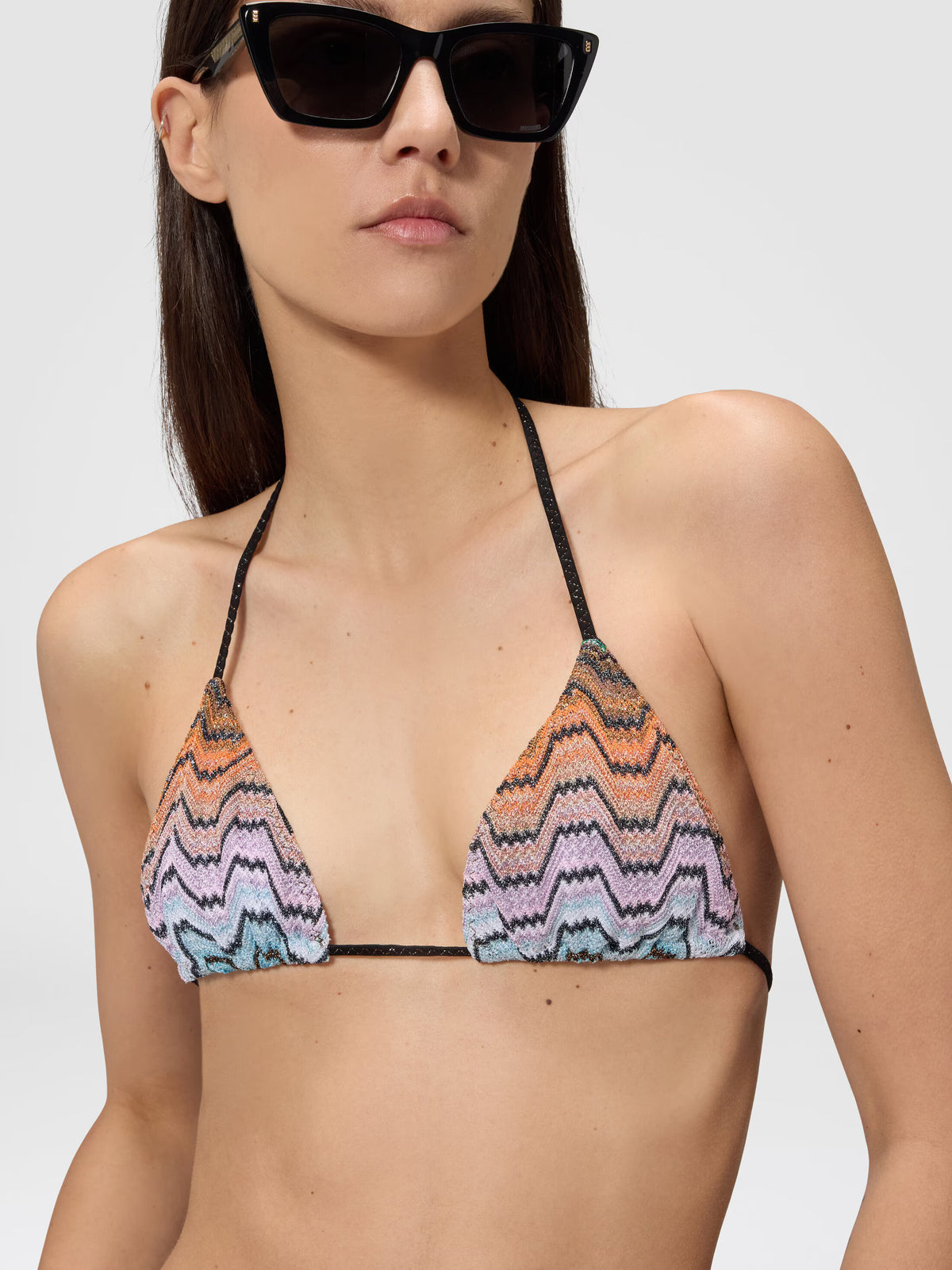 TRIANGLE BIKINI LAME BLEND
