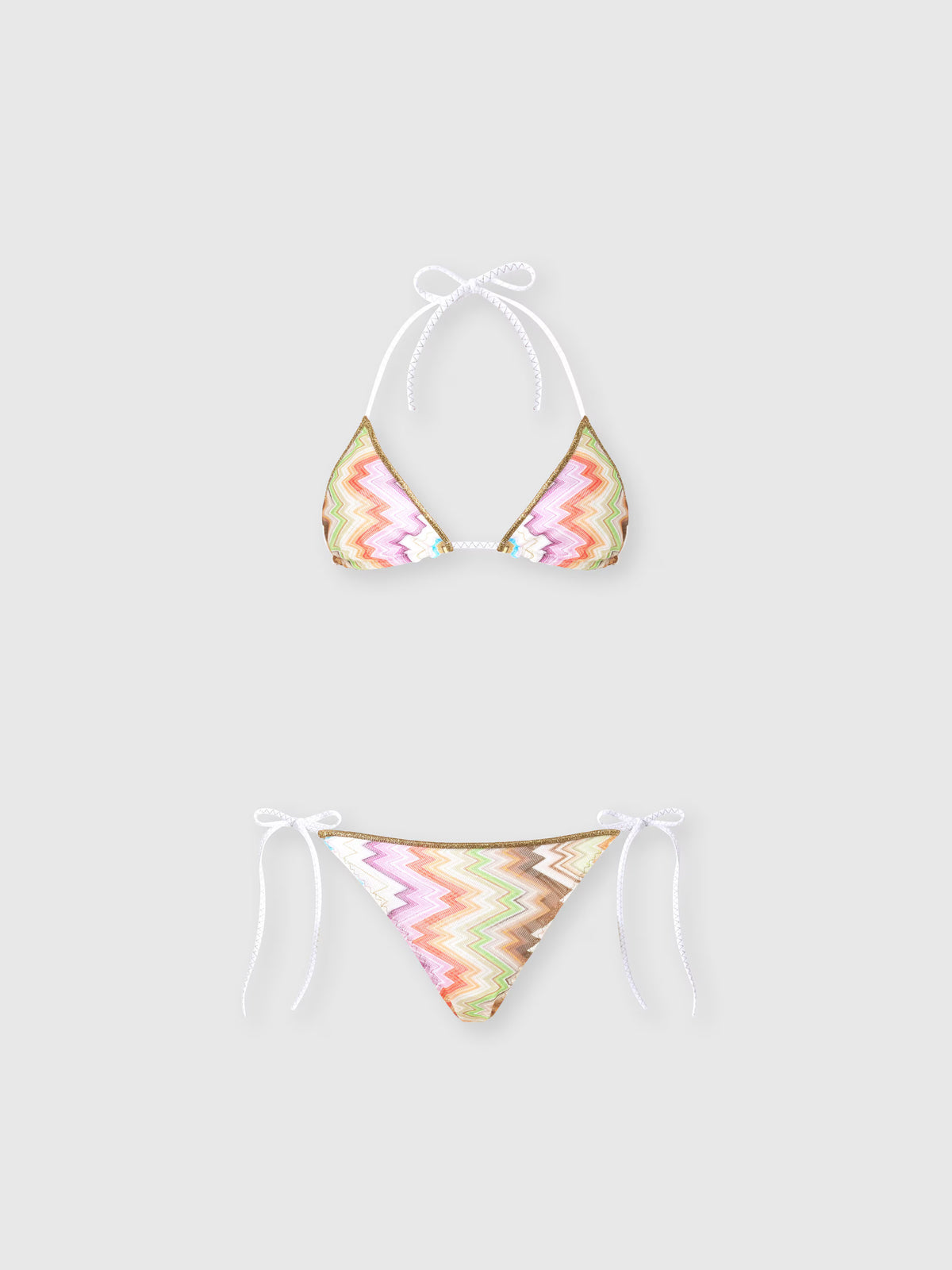 TRIANGLE BIKINI ZIG ZAG PRINT
