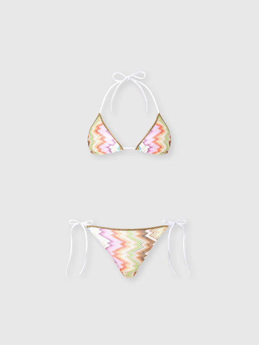 TRIANGLE BIKINI ZIG ZAG PRINT