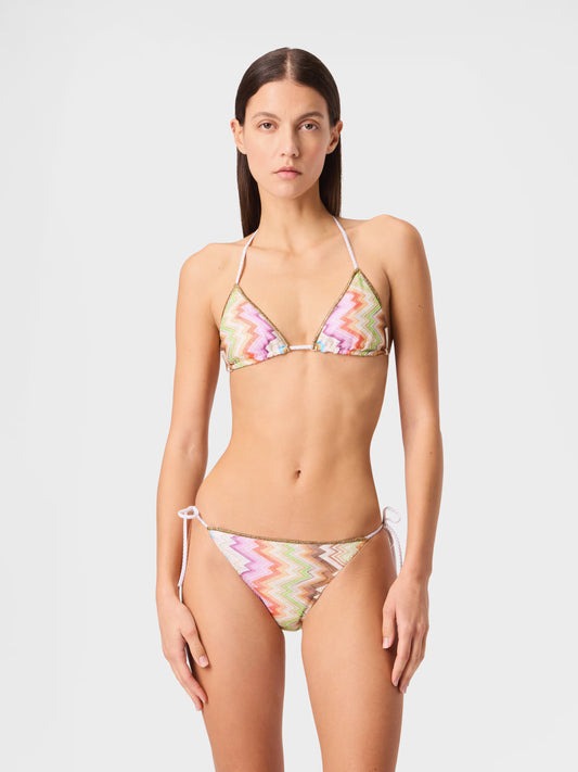TRIANGLE BIKINI ZIG ZAG PRINT