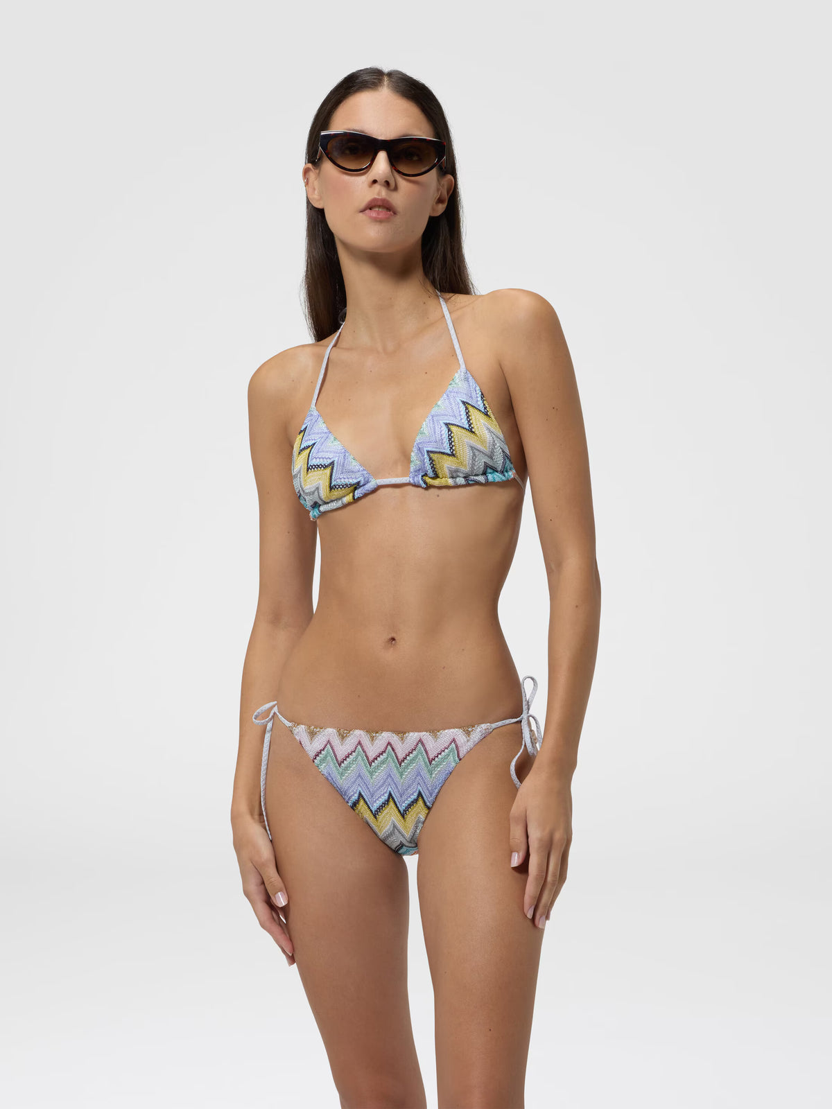 CLASSIC TRIANGLE LAMÉ BIKINI
