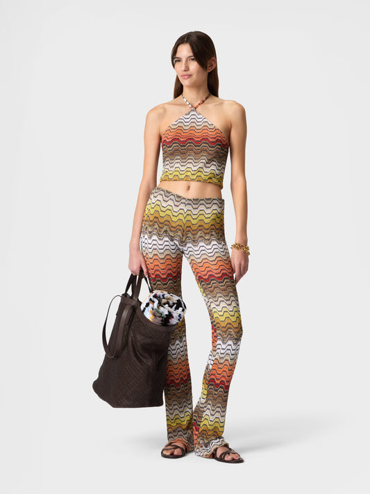HALTER TOP LAME BLEND