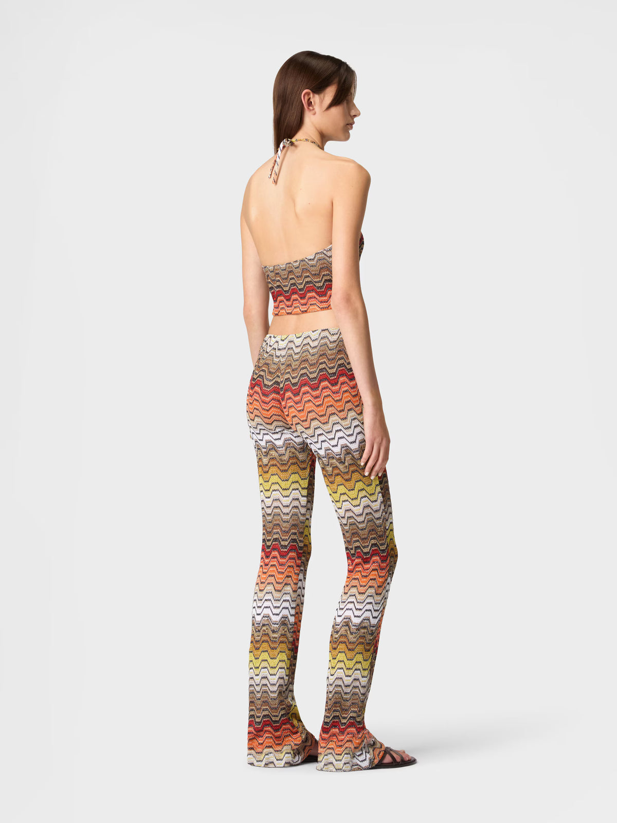 HALTER TOP LAME BLEND