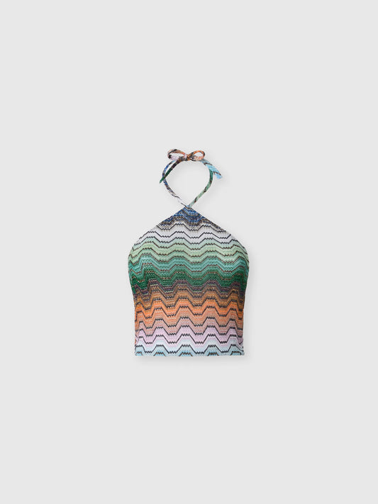 HALTER TOP LAME BLEND