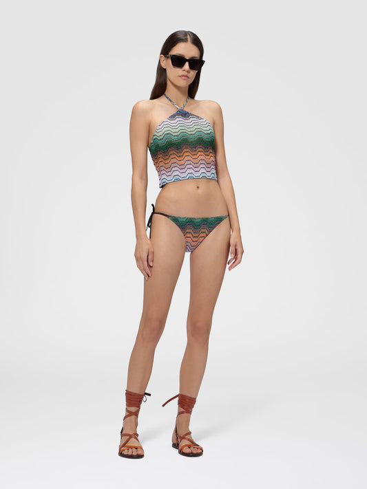 HALTER TOP LAME BLEND