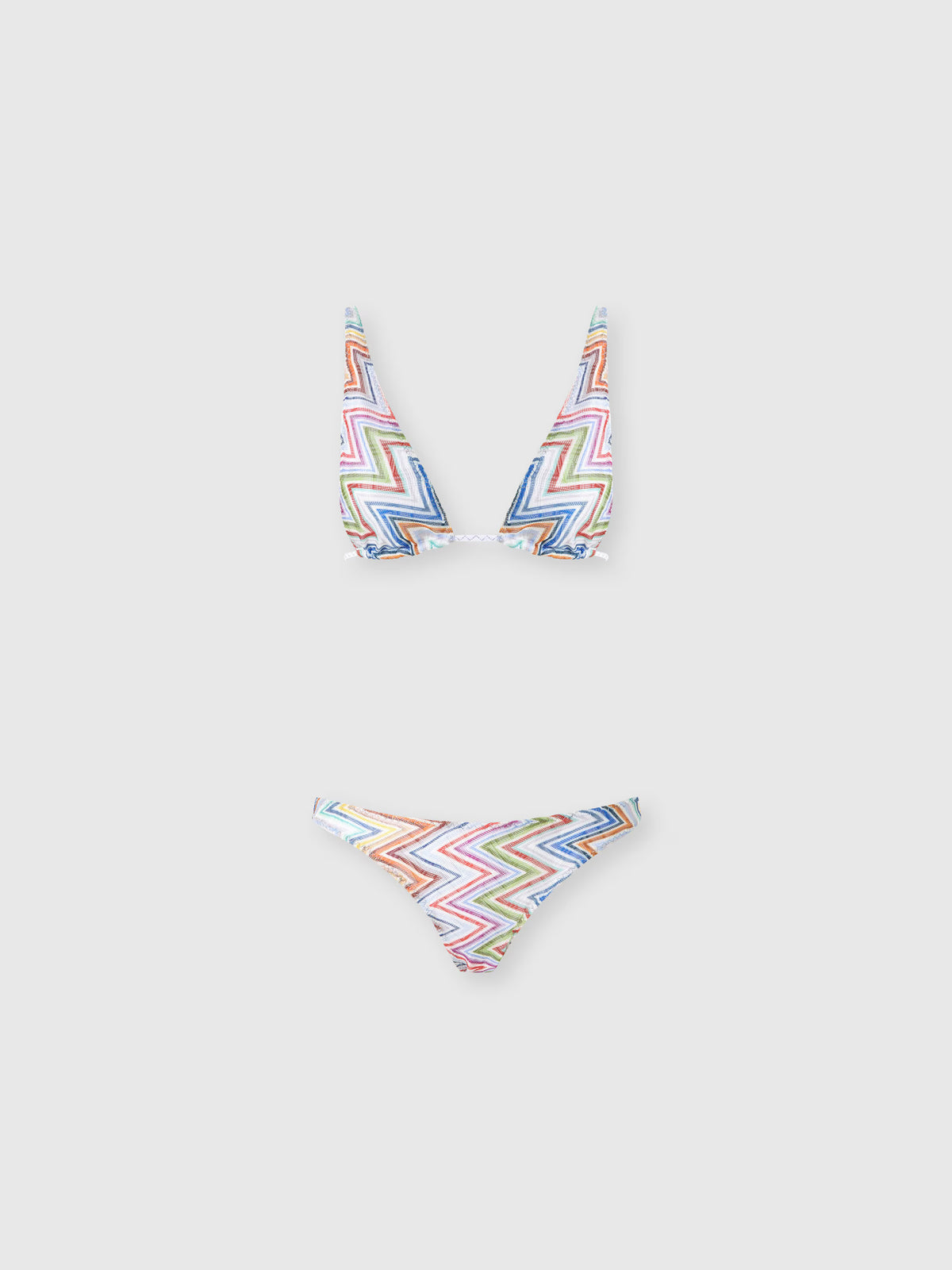 ZIG ZAG PRINTED FABRIC BIKINI