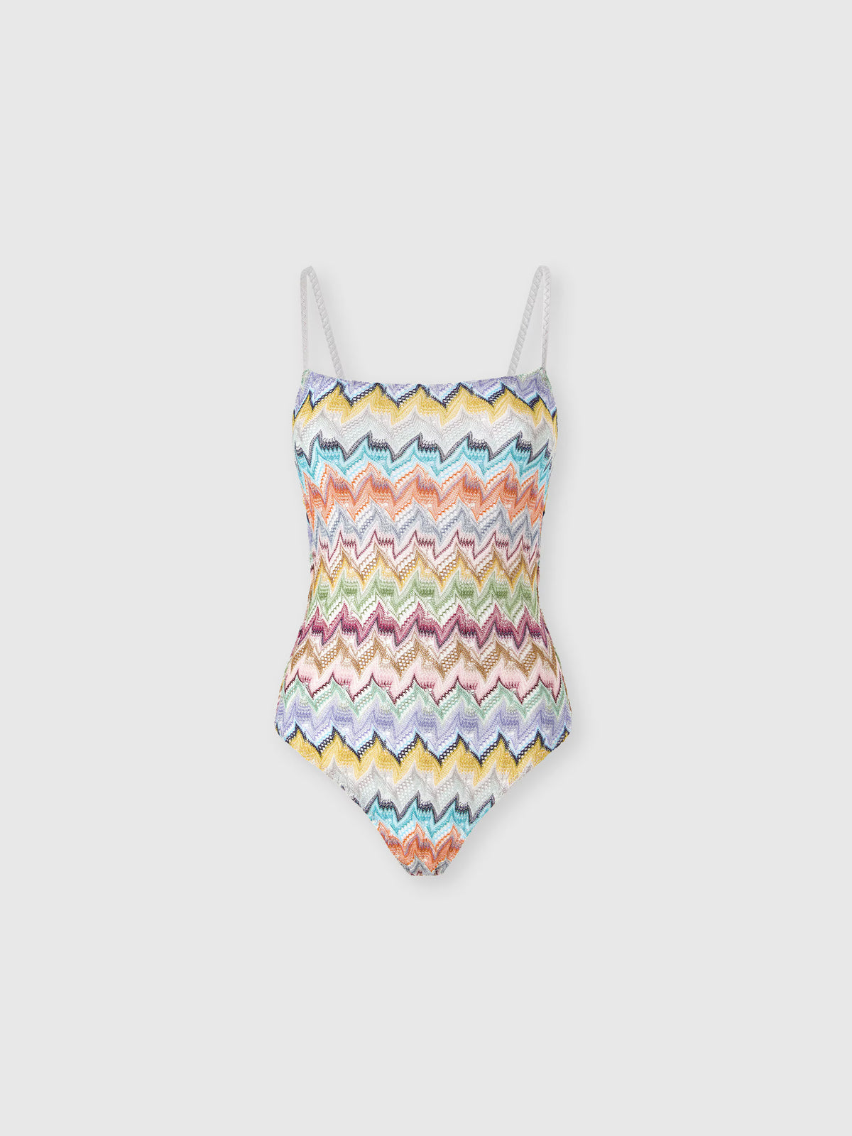 VISCOSE LAMÉ ONE-PIECE SWIMSUIT