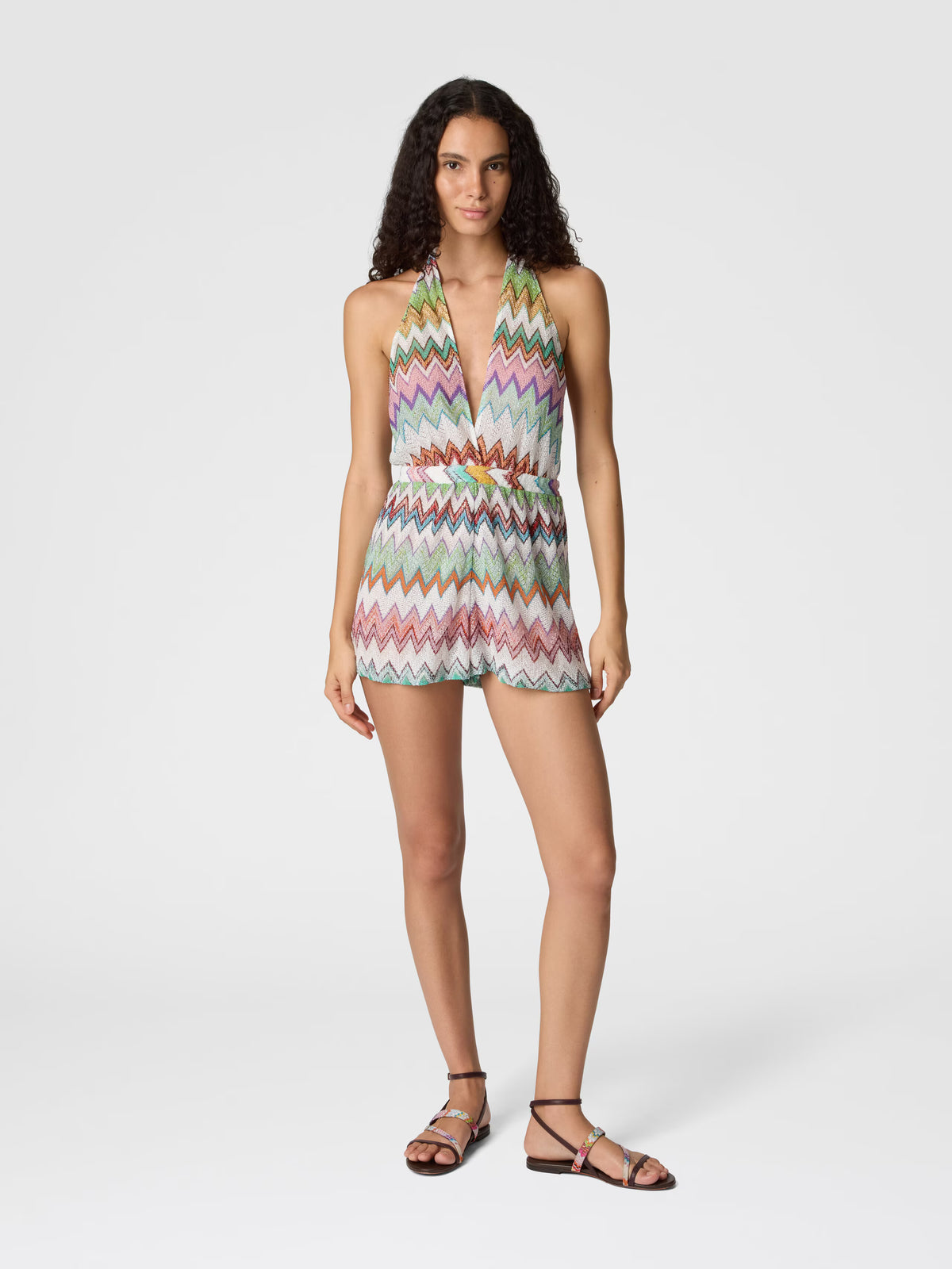SHORT JUMPSUIT MACRO ZIG ZAG