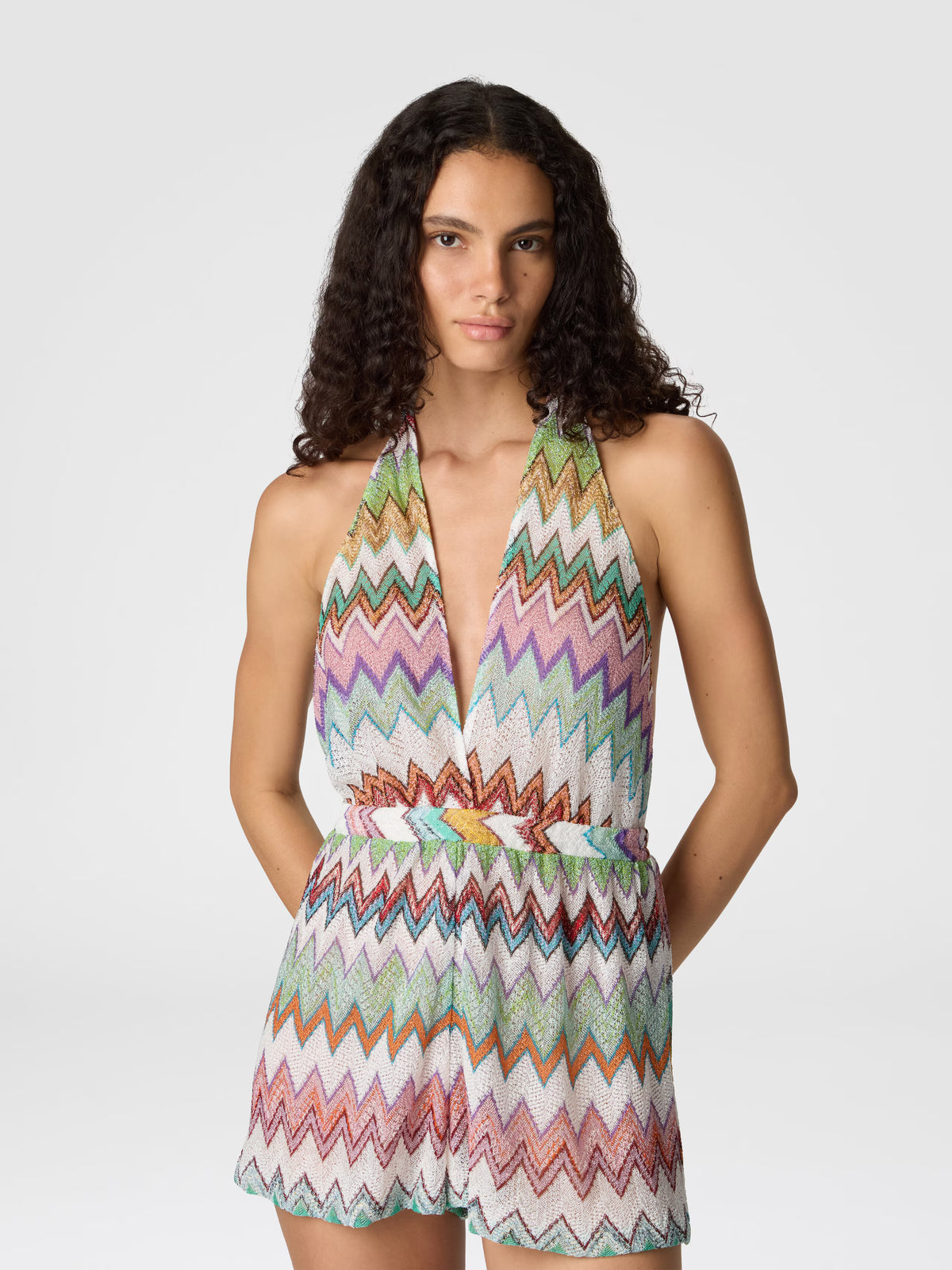 SHORT JUMPSUIT MACRO ZIG ZAG