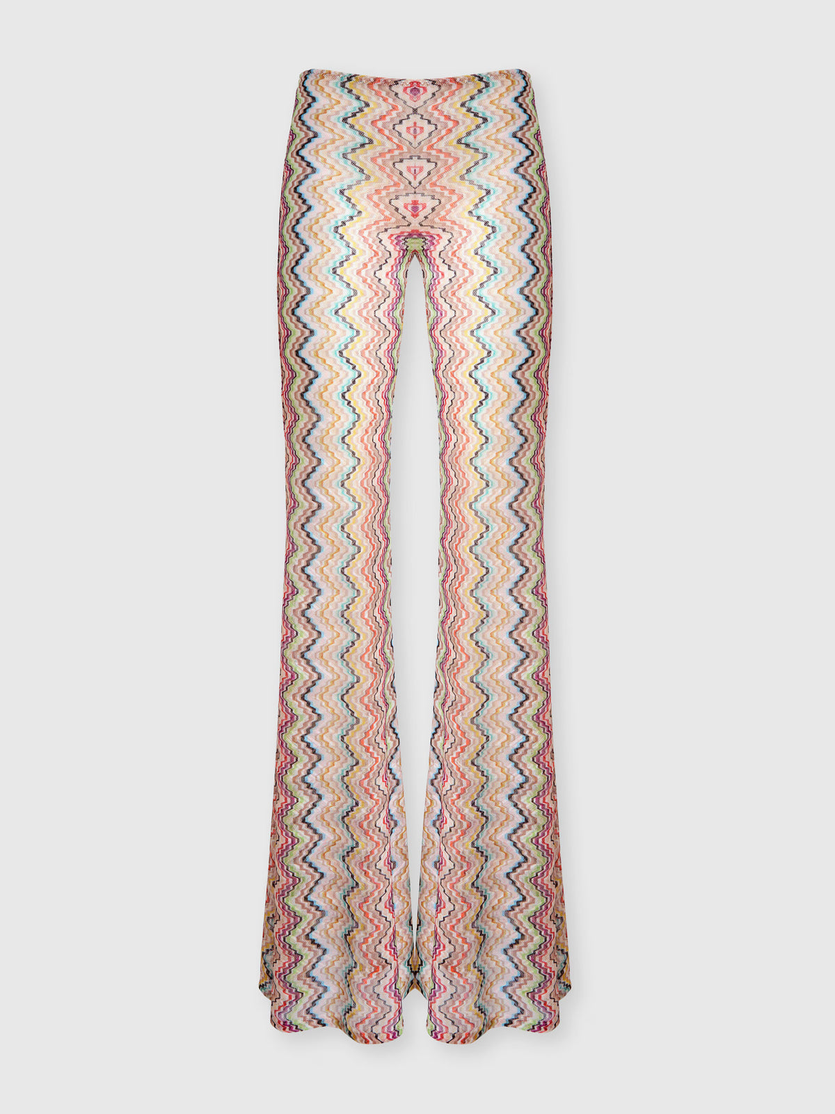 FLARE TROUSER PRINTED MOTIF