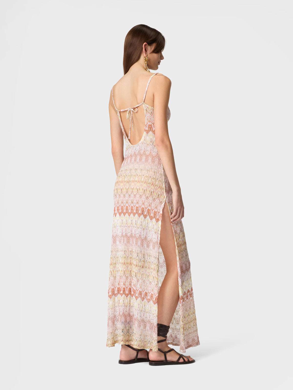 LONG LACE COVER UP
