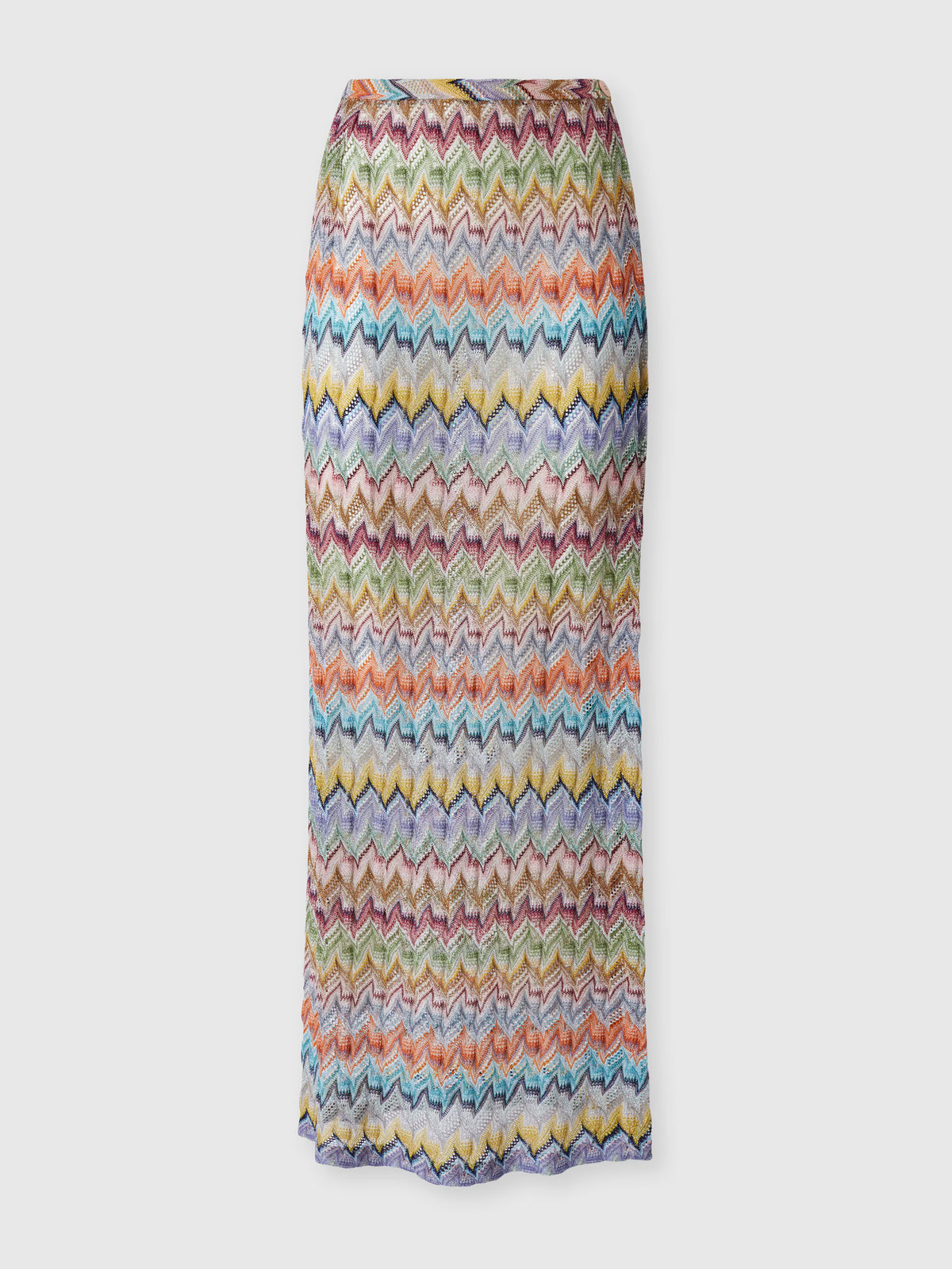 LONG LAMÉ COVER-UP SKIRT