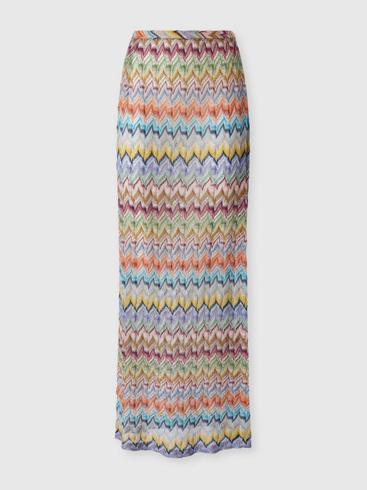 LONG LAMÉ COVER-UP SKIRT