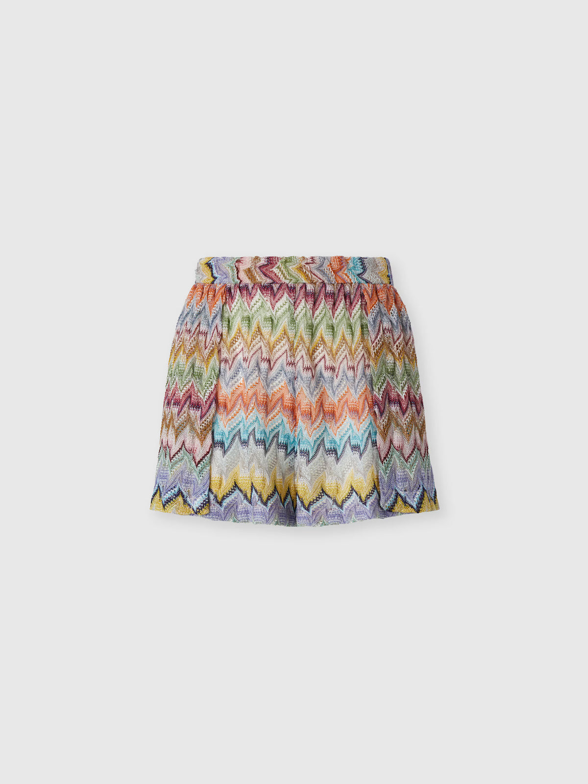 LAMÉ COVER-UP SHORTS