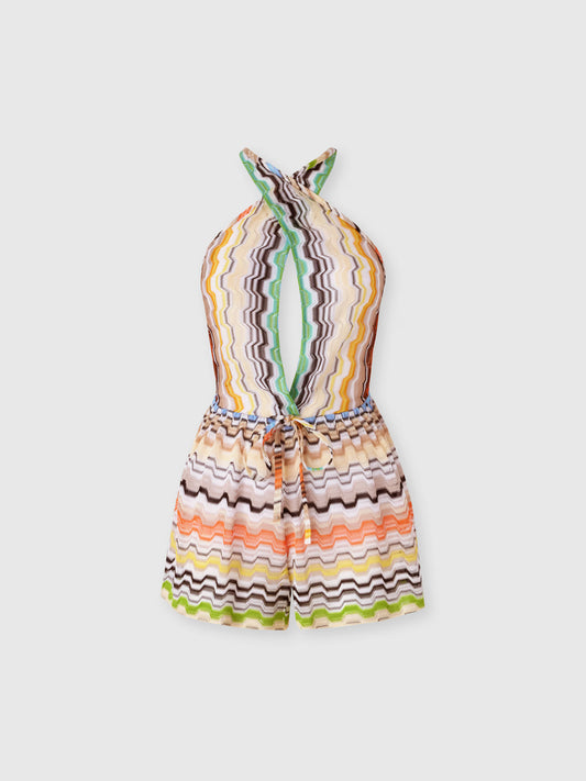 SHORT JUMPSUIT GREEK MOTIF