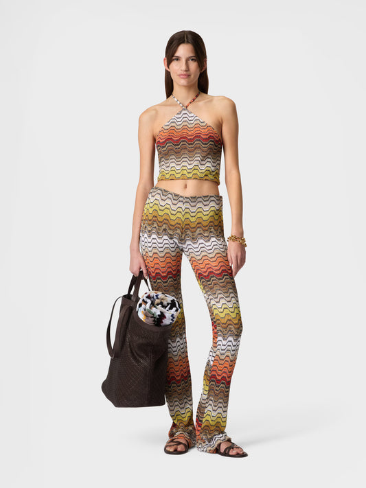 LONG TROUSERS GREEK MOTIF