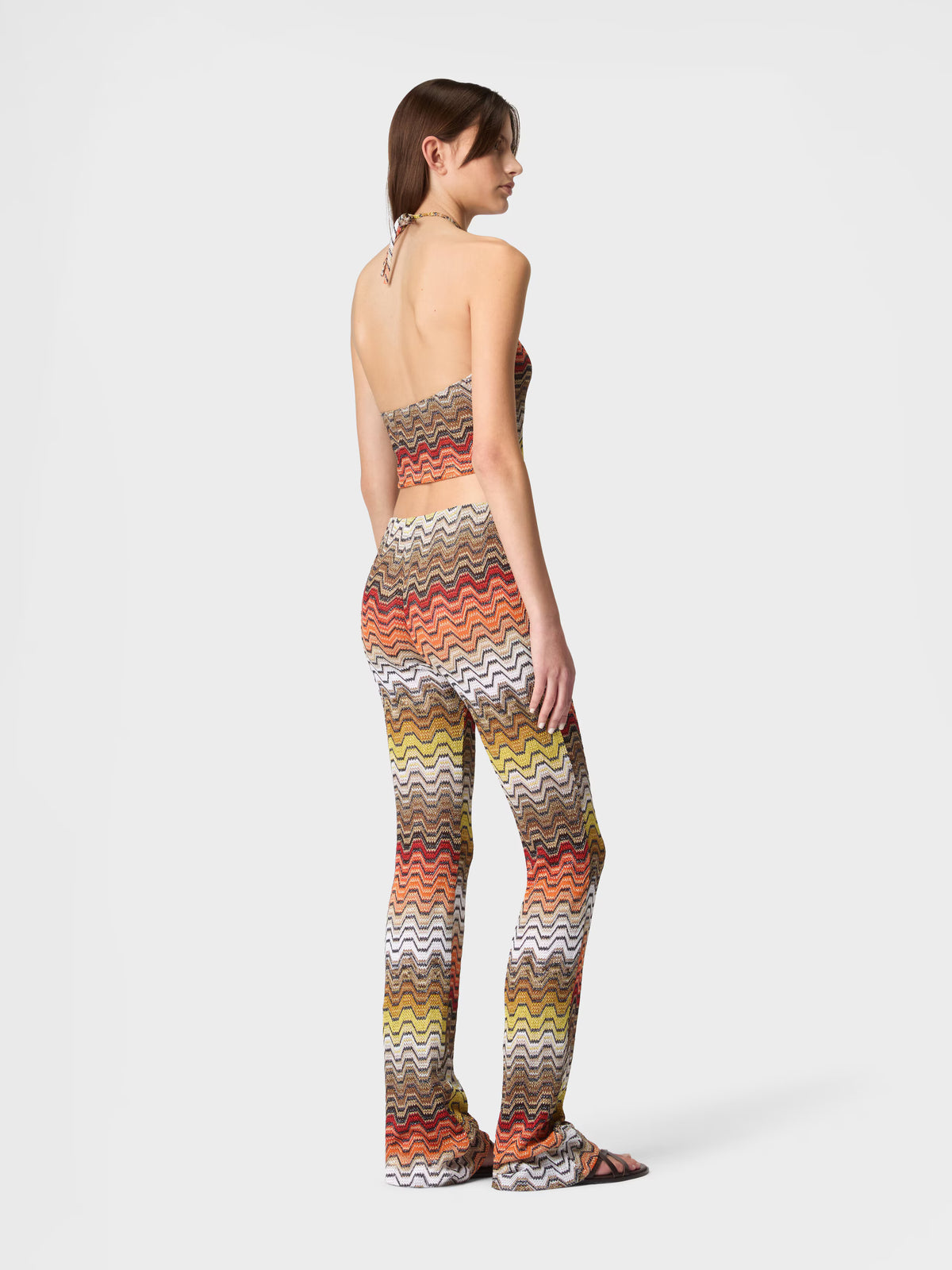 LONG TROUSERS GREEK MOTIF