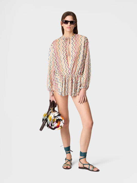 LONG SLEEVE MINI COVER-UP