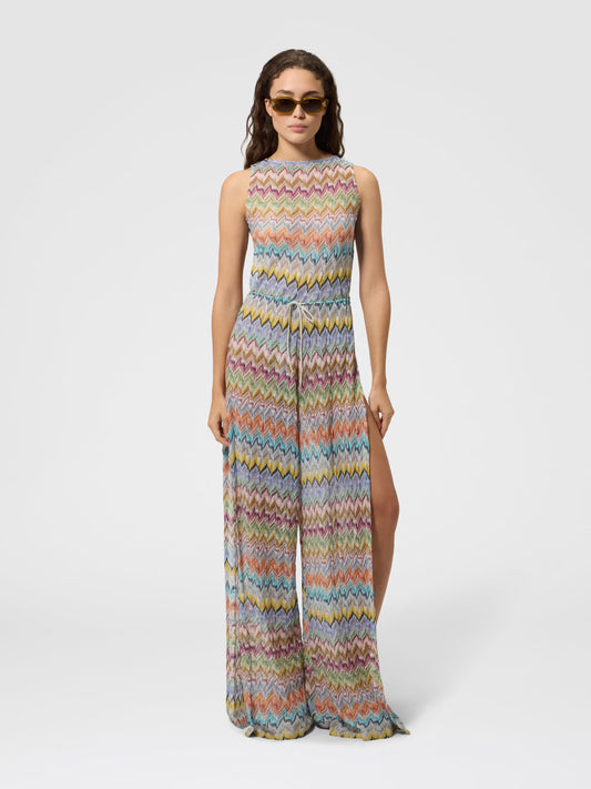 LONG COVER-UP JUMPSUIT W CUT-OUT