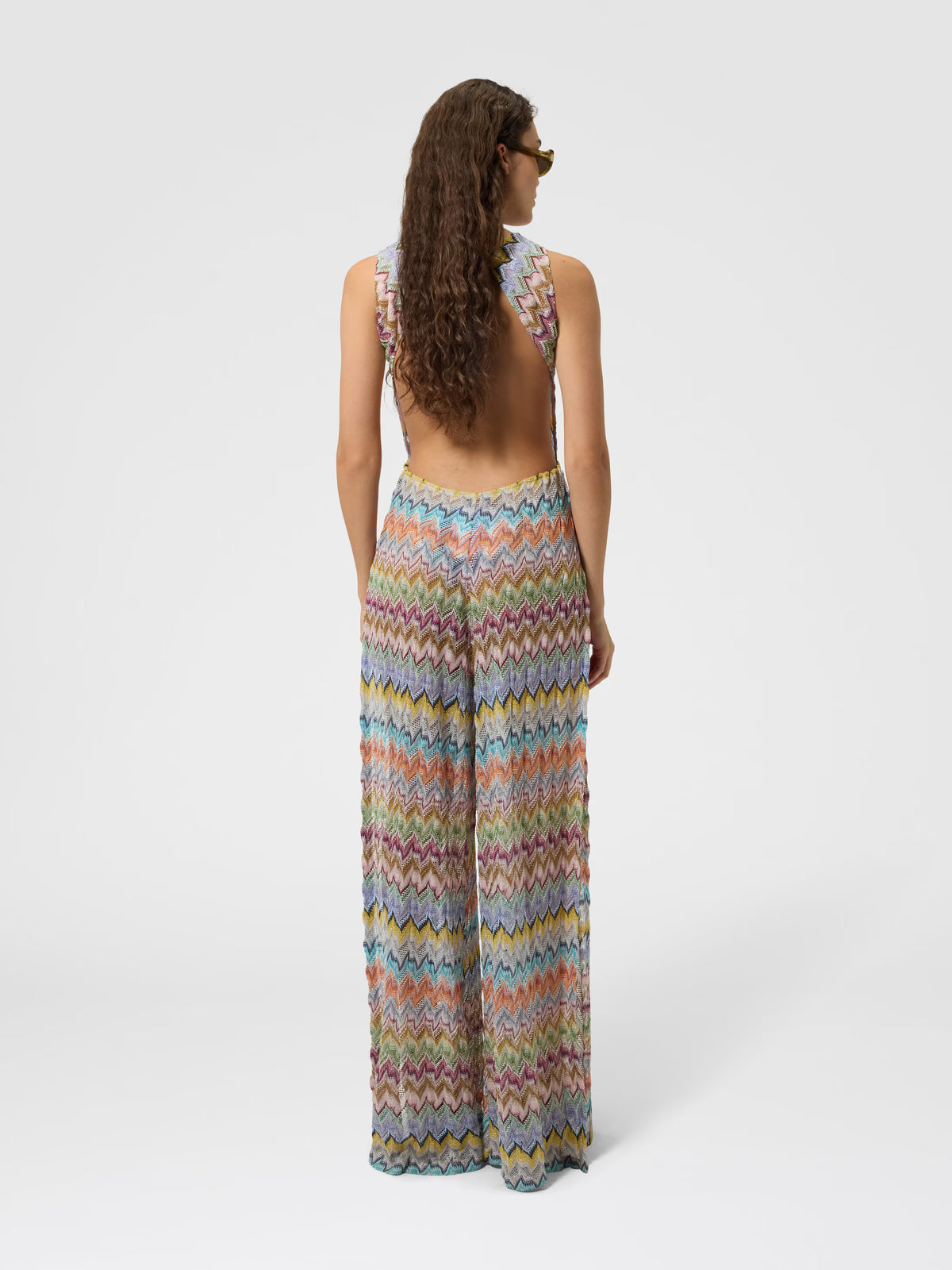 LONG COVER-UP JUMPSUIT W CUT-OUT